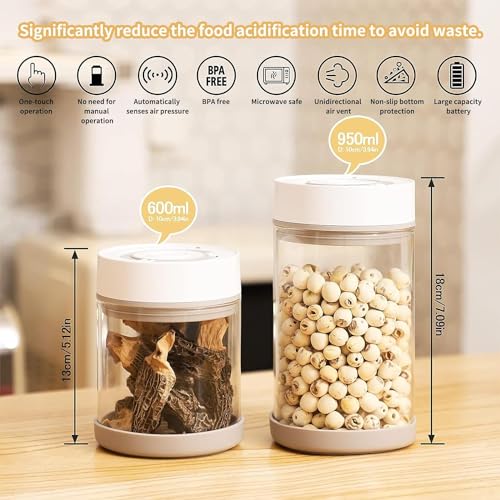 Minidiva - Smart Vacuum Container with One-Button Operation & Date Tracking