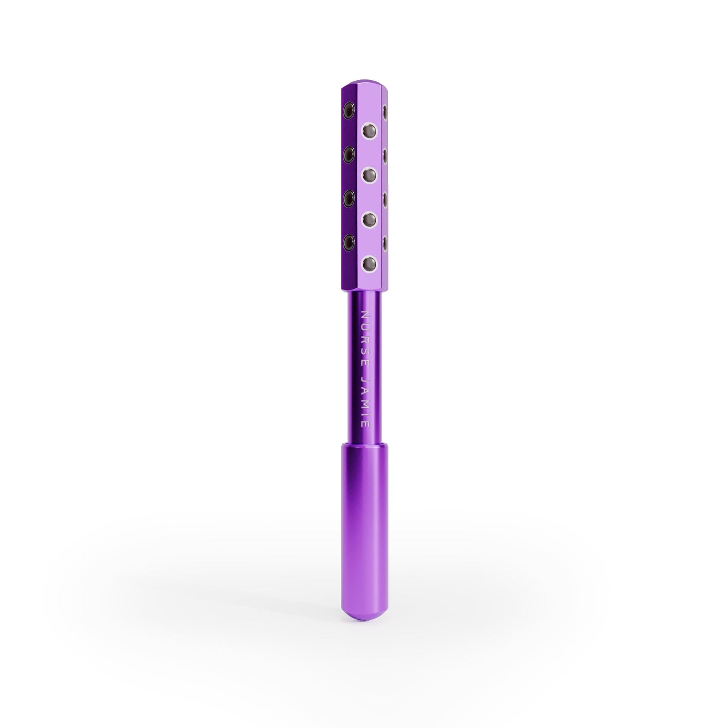 Nurse Jamie Uplift Facial Massaging Beauty Roller – Purple - Facial Massager with 24 Stones for Sculpting, Firming & Reducing Puffiness - Medaid International