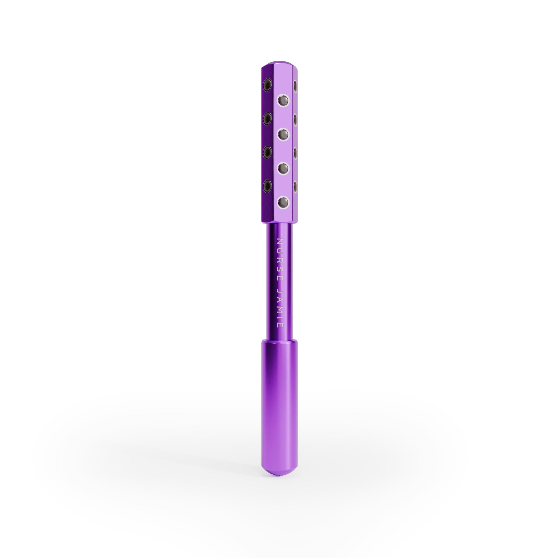 Nurse Jamie Uplift Facial Massaging Beauty Roller – Purple - Facial Massager with 24 Stones for Sculpting, Firming & Reducing Puffiness - Medaid International