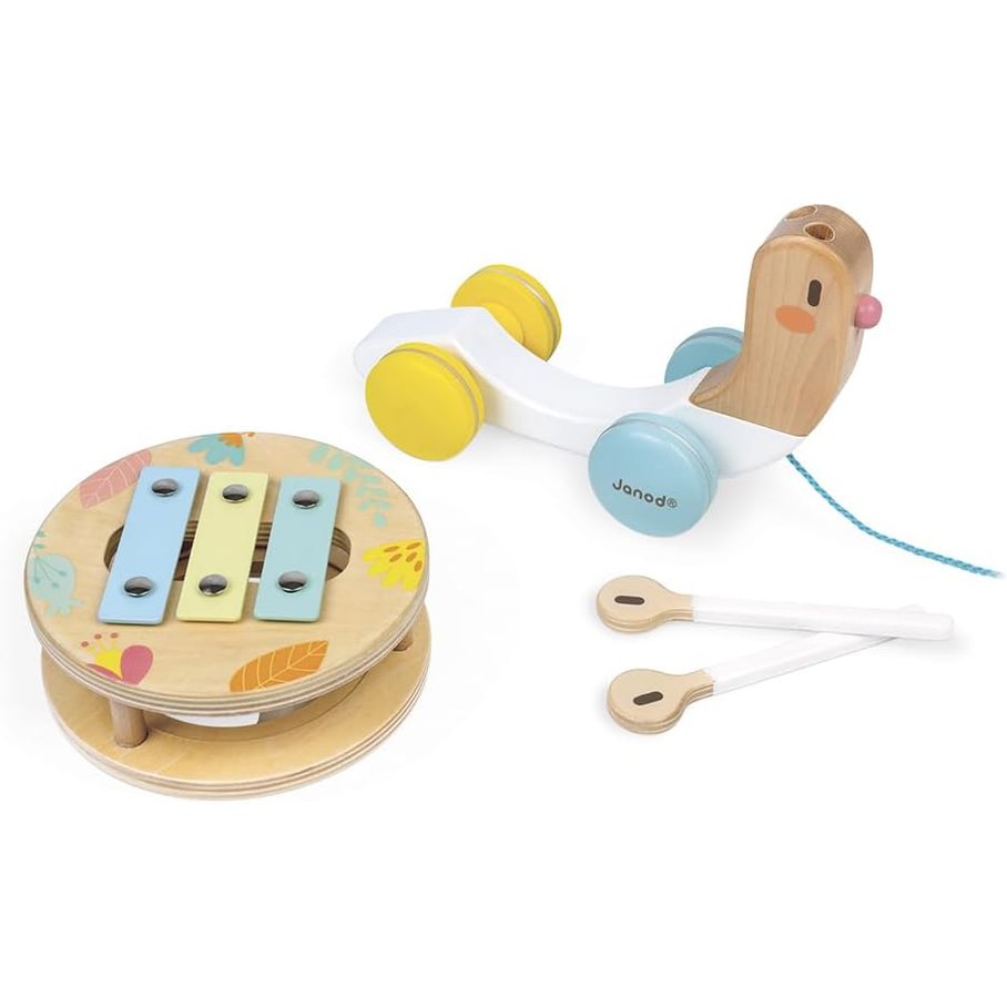 Janod - Pure Pull-Along - Snaif Wood