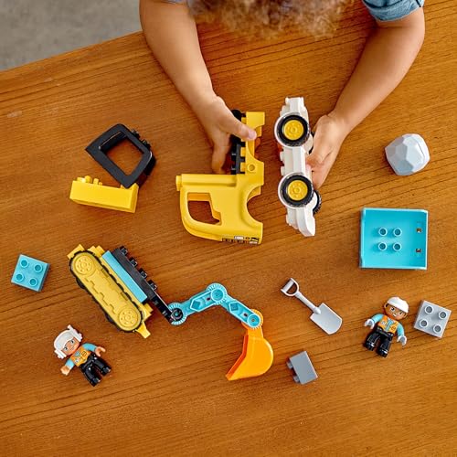 Lego - DUPLO Town Truck & Excavator Set for Toddlers - Educational Building Blocks