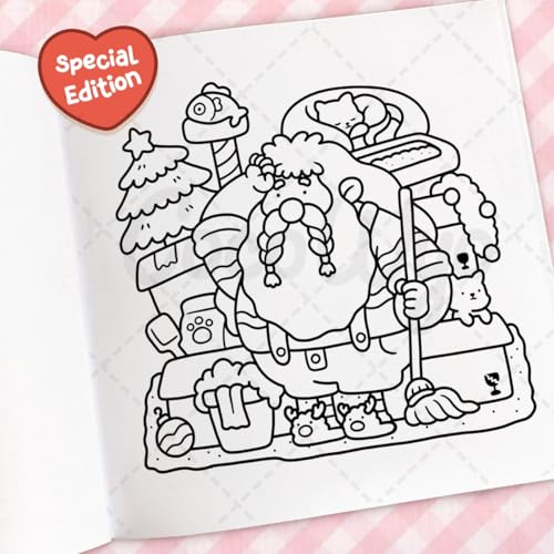 Cozy Christmas: Coloring Book for Adults and Kids (Cozy Spaces Coloring) - Medaid International