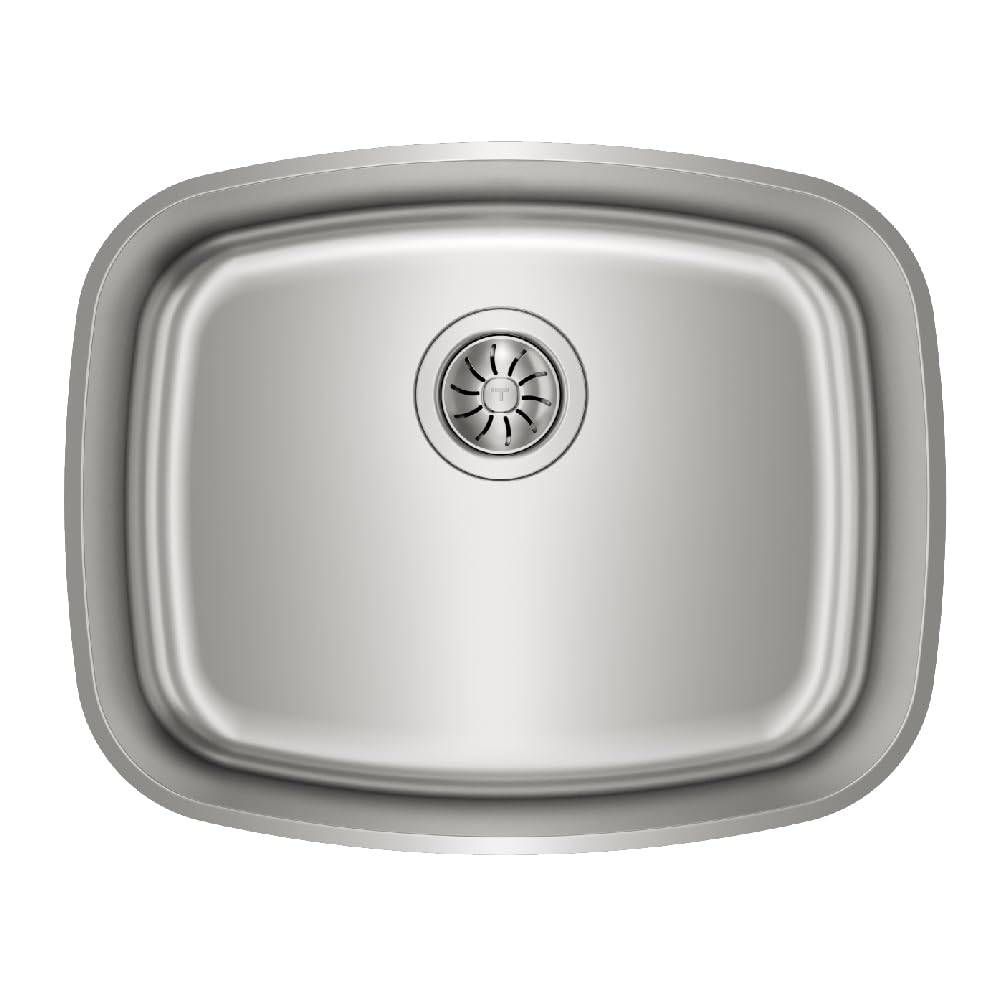 TEKA BE 50.40 Max - Undersink, 1 Sink, Low Worktop, Sink 60 cm, Depth 20 cm, Stainless Steel Sink