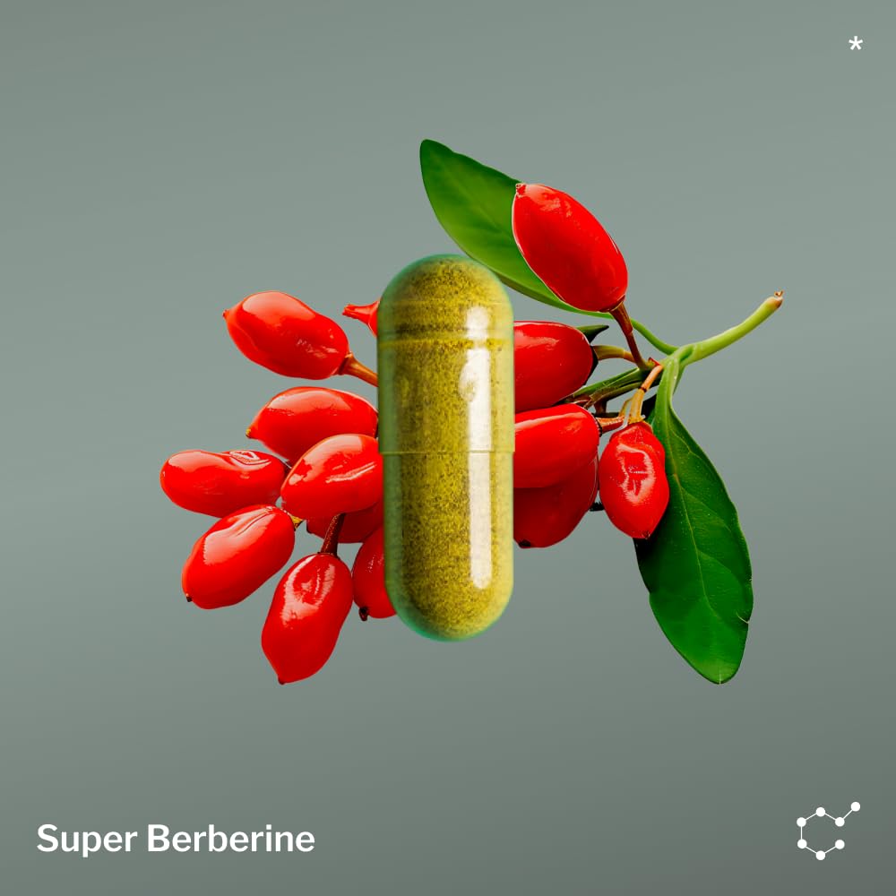 SugarMD Super Berberine Supplement – 250mg GlucoVantage Dihydroberberine with Ceylon Cinnamon - 5X More Absorbable Than Regular Berberine – 30 Capsules (30 Day Supply) - Medaid International