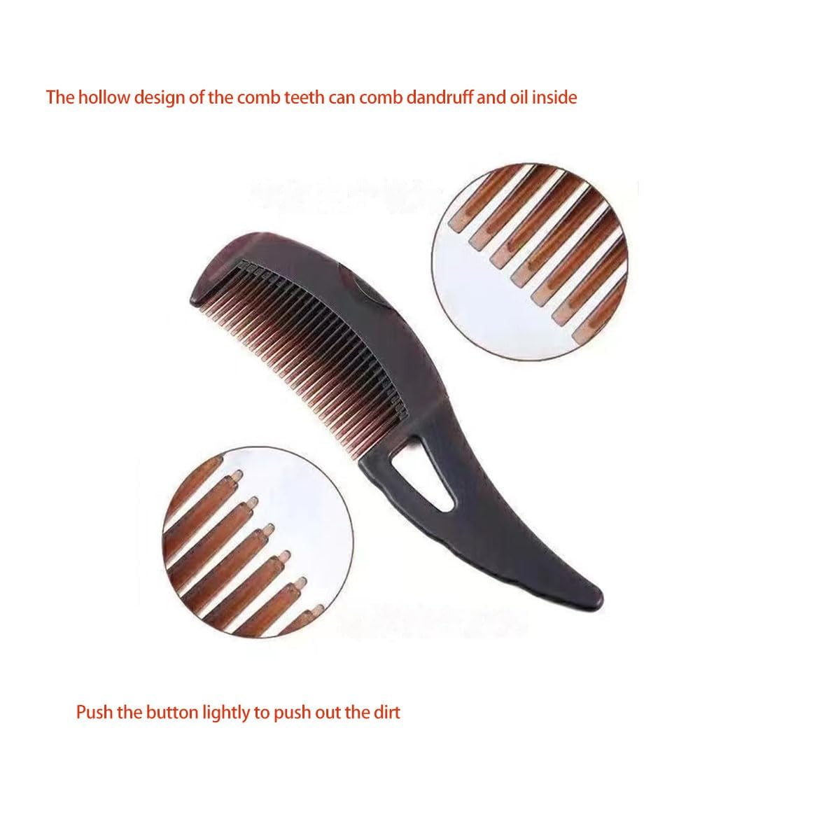 Kastwave Dandruff Comb, Massage Comb Hair, Energy Allows For The Effective Removal Of And Dirt, Healthier Scalp Better Hair Quality,