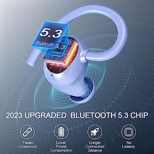 Ordtop - Wireless Bluetooth 5.3 In-Ear Headphones with Superior Sound Quality