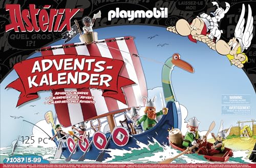 Playmobil 71087 Asterix and the Pirates Advent Calendar 24 Christmas Surprises Multi-Coloured - Medaid International