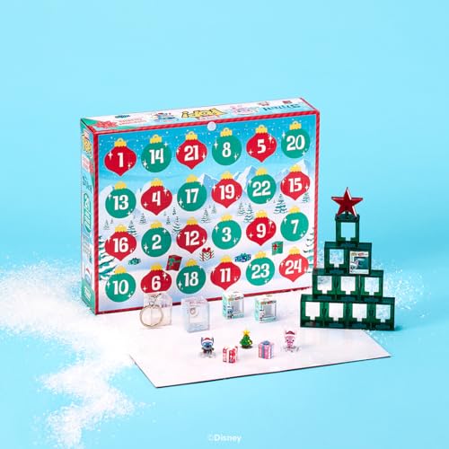 Funko Pop! Bitty Countdown Calendar: Stitch Holiday - 24 Days of Surprises - Collectible Vinyl Mini Figures - Mystery Box - Gift Idea - Holiday Present for Kids - Christmas or Birthday Countdown - Medaid International