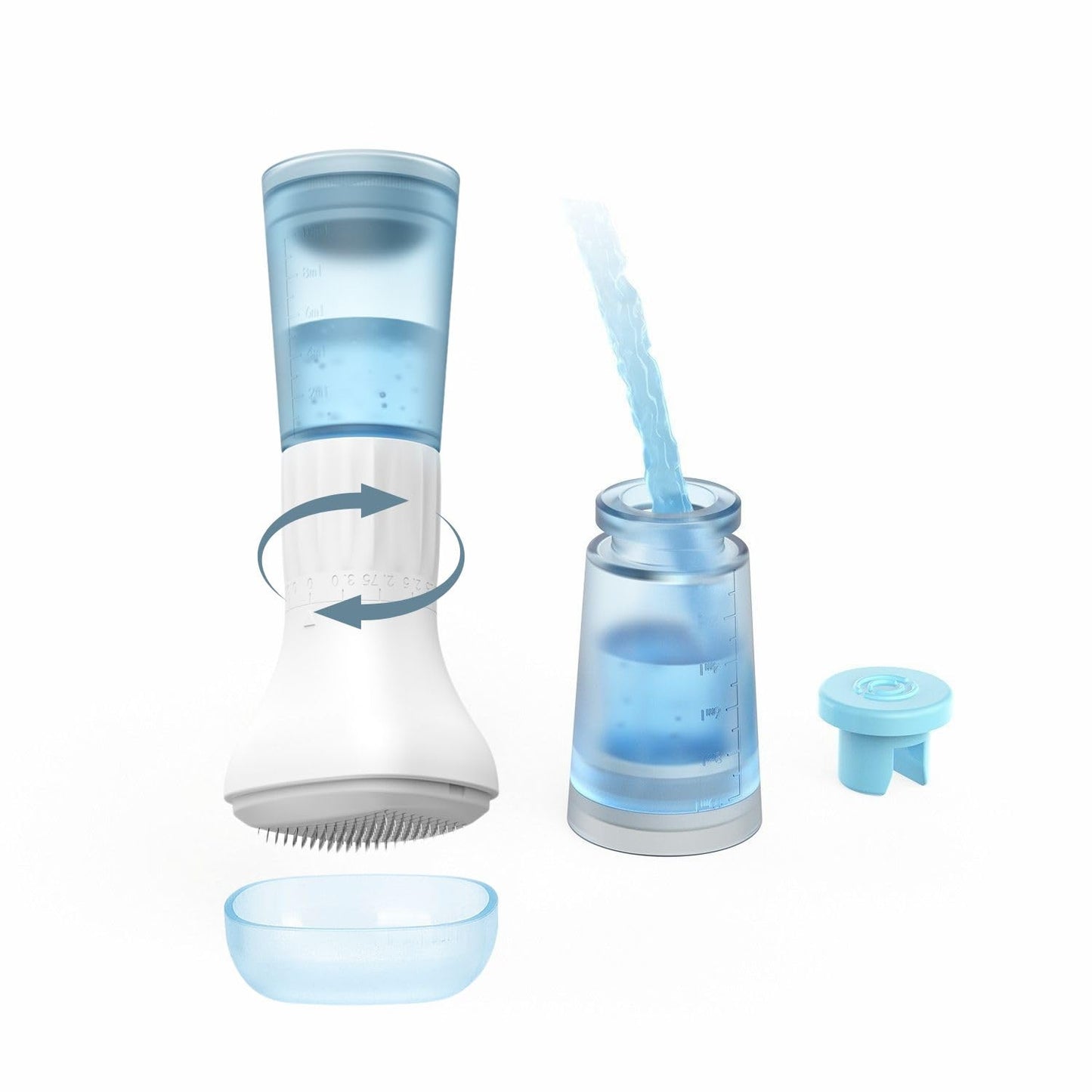 Derma Stamp: Adjustable Microneedling Roller: Microneedling Skincare tool: Micro needling hair patches tools: Hydra Derma Stamp and Serum applicator - Medaid International