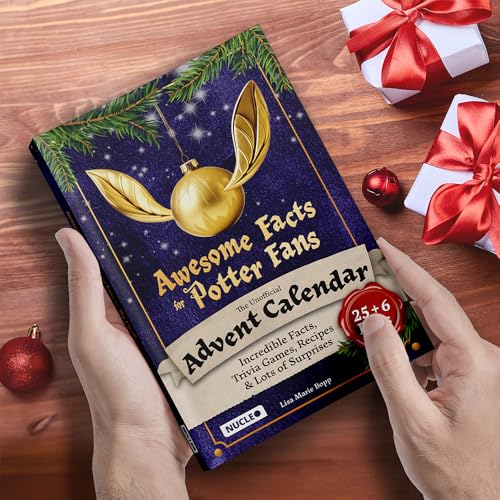Awesome Facts for Potter Fans: The Unofficial Advent Calendar: Incredible Facts, Trivia Games, Recipes & Lots of Surprises | 25 + 6 Days Full of Magic (Activity & Trivia Book) - Medaid International