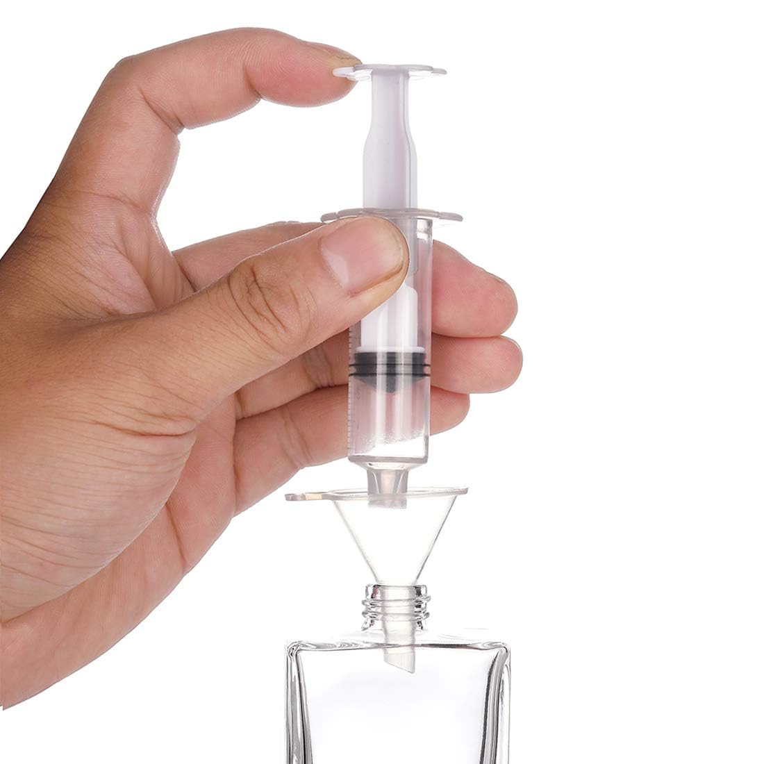TERRIFI 6-Pack 30ml Refillable Perfume Bottles, Portable Glass Atomizer with Spray Applicator, Ideal for Travel & Gift