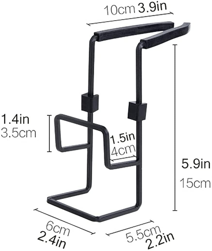 TERRIFI Sink Sink Sponge Holder, Faucet Rack Shower Tray, Kitchen and Bathroom Metal Organizer Hanging Fix Around Faucet(Set of 2)