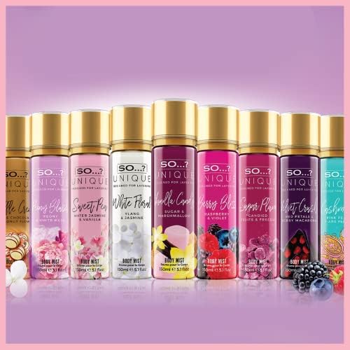So…? Unique Sweet Pea Body Mist - Perfect Gifts For Women - Vanilla Perfume With Floral, Fruity Notes And Musk - Ideal Perfume For Women - 5.1 oz - Medaid International