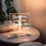 3D Acrylic Writing pad with Pen Message Board rewritable Table lamp drawing kids led