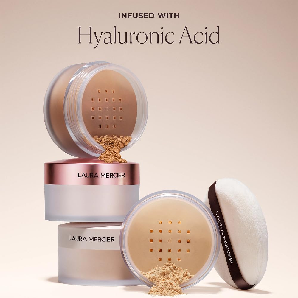 Laura Mercier Translucent Loose Talc-Free Setting Powder Ultra-Blur, Fair to Medium Skin Tones, Translucent Mini Size - Medaid International