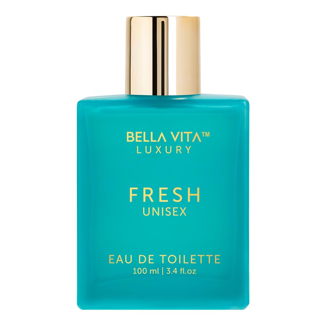 BellaVita Luxury Fresh Unisex Eau de Toilette (3.4 fl. oz.) | Long-Lasting Fragrances with Bergamot, Lavender, Ylang-Ylang & Sweet Almond | Fresh Toilette with French citrusy Notes - Medaid International