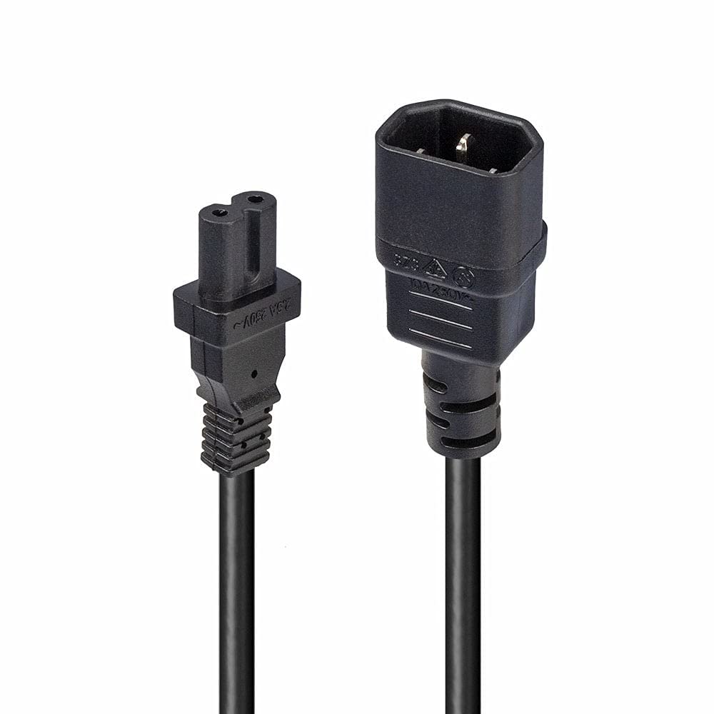 LINDY 1 M Iec C14 to Iec C7 Figure 8 Power Lead Extension Cable Black - Medaid International