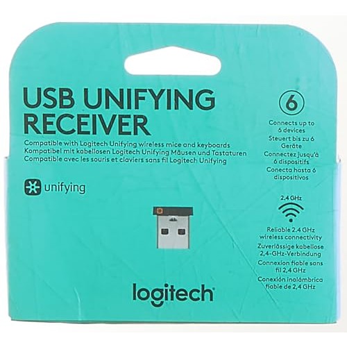 Logitech USB Unifying Receiver - Black - Medaid International