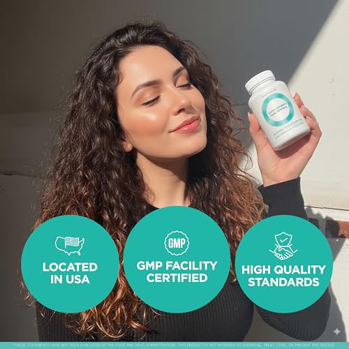 Women's Balance Hair Growth Supplements, Ages 45 and Up, Customer Proven for Visibly Thicker Hair and Scalp Coverage, Soy-Free, Made with 26 Ingredients Including Beta Carotenes - 2 Month Supply - Medaid International