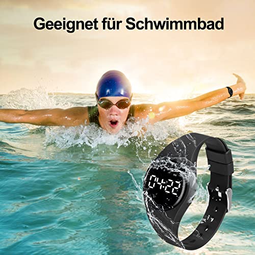 Lebexy - Simple Pedometer Watch for Fitness Tracking, No Bluetooth/App Needed