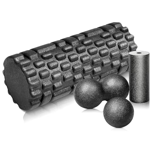 Konekel - Fascia Roller Set with 3D Texture, Includes Duoball & Small Roller
