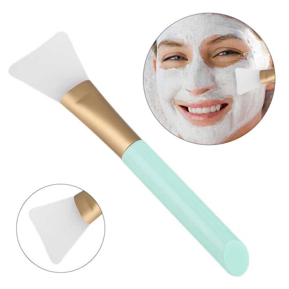2 PCS Face Mask Beauty Tool Soft Silicone Facial Mud Mask, Brush Hairless Body Lotion And Butter Applicator - Medaid International