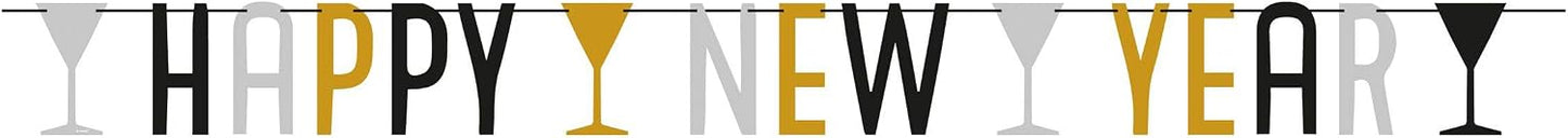 Amscan International Golden Wishes Banner|Amscan In Lebanon