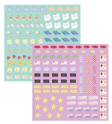 Mom's Family Wall Calendar 2024-2025: 17-Month Calendar August 2024-December 2025 - with stickers! - Medaid International