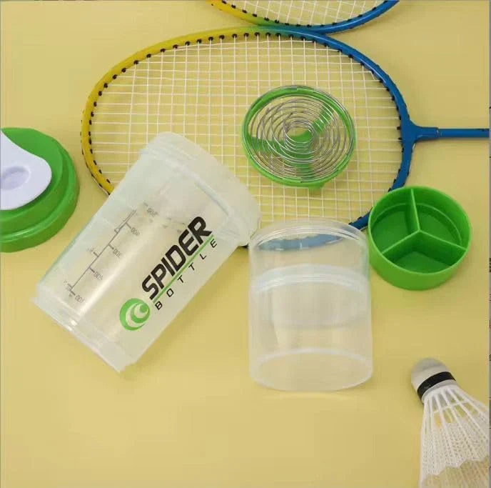3 In 1 Spider Shaker Bottle 500ml