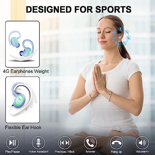 Ordtop - Wireless Bluetooth 5.3 In-Ear Headphones with Superior Sound Quality