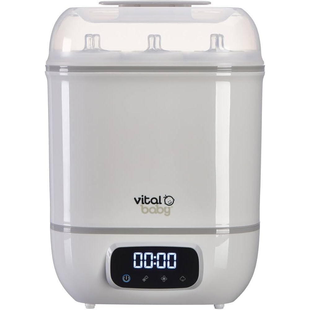 Vital Baby Pro Steam Steriliser & Dryer, 3 Modes, Tall Design