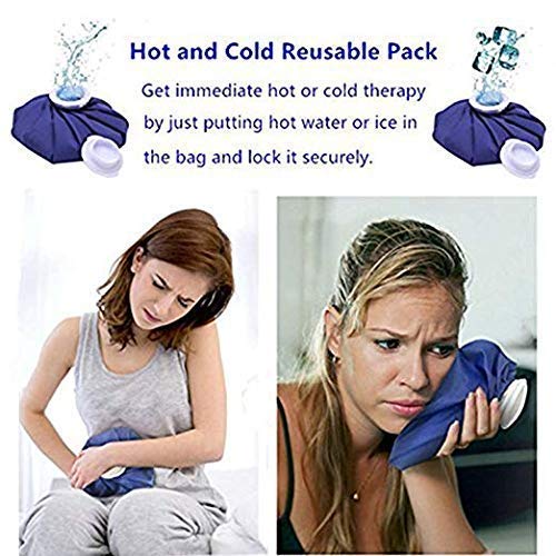 Ice Bag Pack, Reusable Ice Bag Hot Water Bag for Injuries, Pain Relief Medium