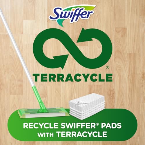 Swiffer Sweeper 2-in-1 Mops for Floor Cleaning, Dry and Wet Multi Surface Floor Cleaner, Sweeping and Mopping Starter Kit, Includes 1 Mop + 19 Refills, 20 Piece Set - Medaid International
