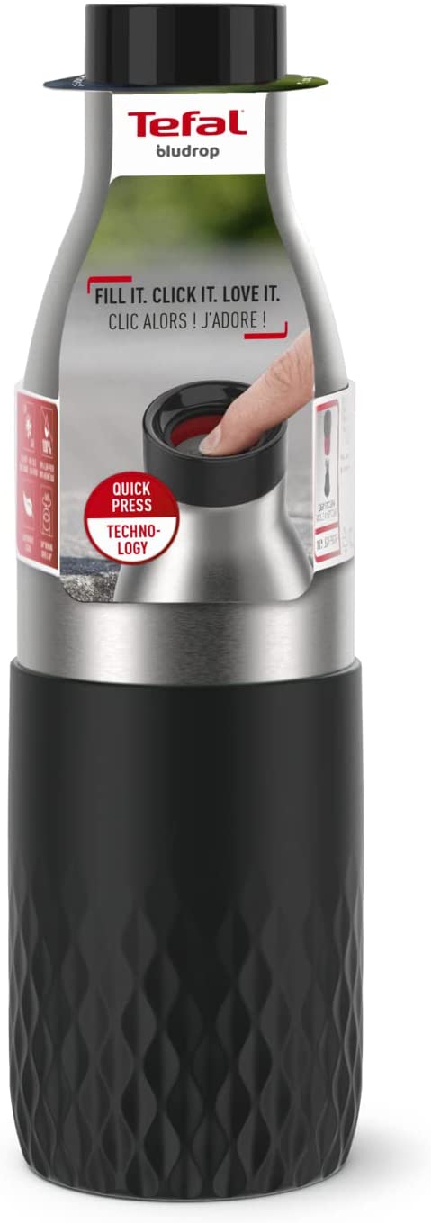Tefal Bludrop Stainless Steel Thermo Bottle 700ml
