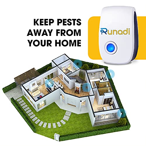 Bezano - Ultrasonic Mouse Repellent 6 Packs, Durable Pest Control, Wide Coverage