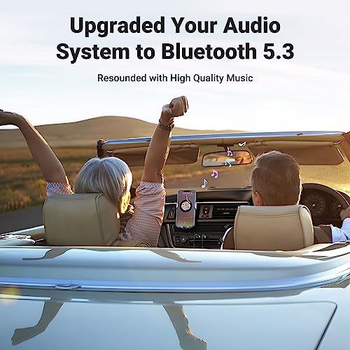 Ugreen - Bluetooth 5.3 Aux Adapter with Built-in Microphone for Hands-Free Calls