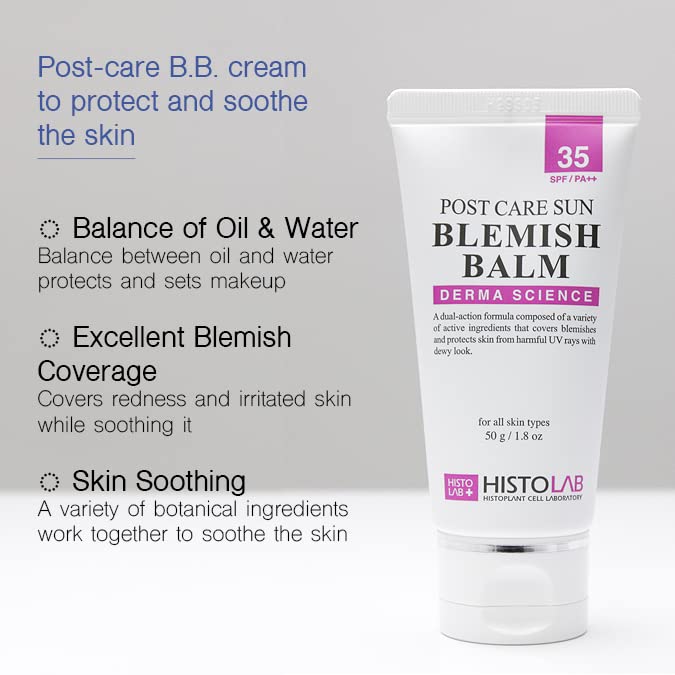 HISTOLAB Blemish Balm Best BB Cream Korean Food For Face Blemish Skin Care Healer (Post Laser Sun BB Cream) - Medaid International