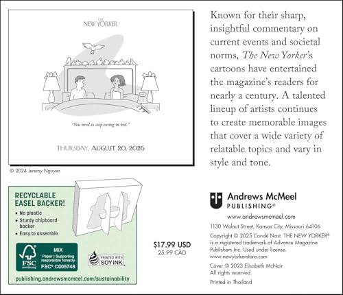 Cartoons from The New Yorker 2026 Day-to-Day Calendar - Medaid International