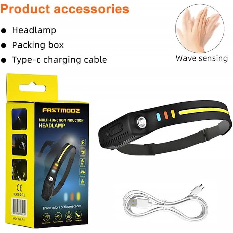 Rechargeable Led Sensor Headlamp