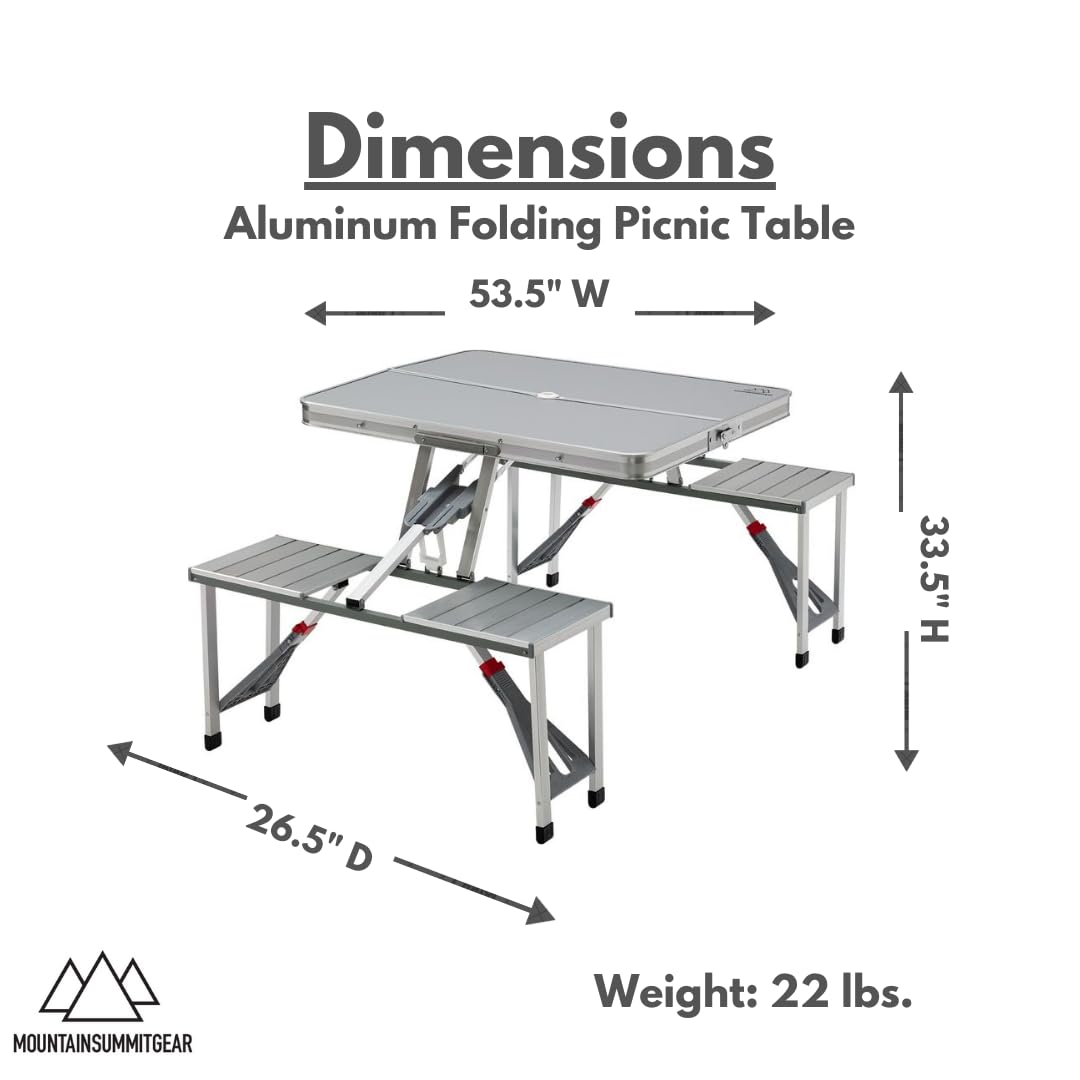 Aluminum Folding Picnic Table,