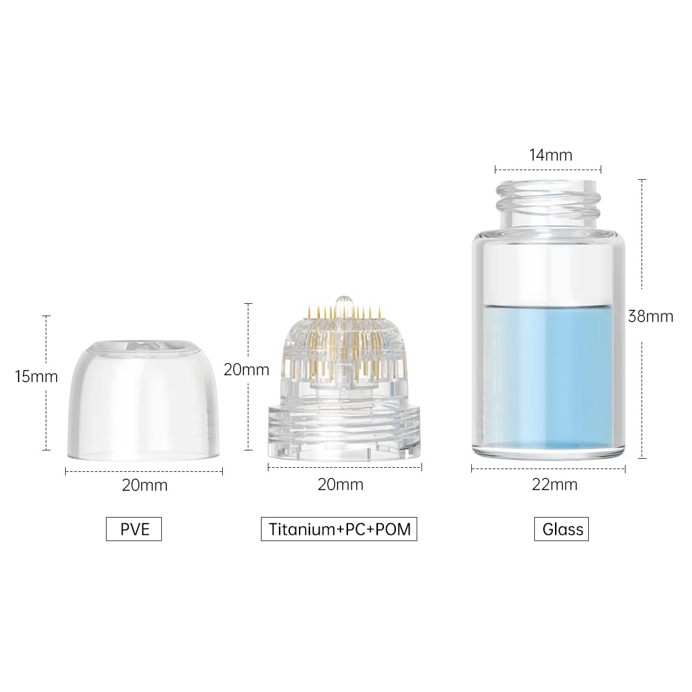 Serum Applicator Hydra Roller Derma Stamp Fine Touch Microneedling Roller Stamp 0.25mm (No Serum) - Medaid International