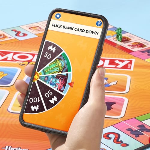 Monopoly App Banking Board Game | App-Enabled Game | Links to Smart Devices | Ages 8+ | 2 to 6 Players | 45 Mins. | Family Games for Kids - Medaid International
