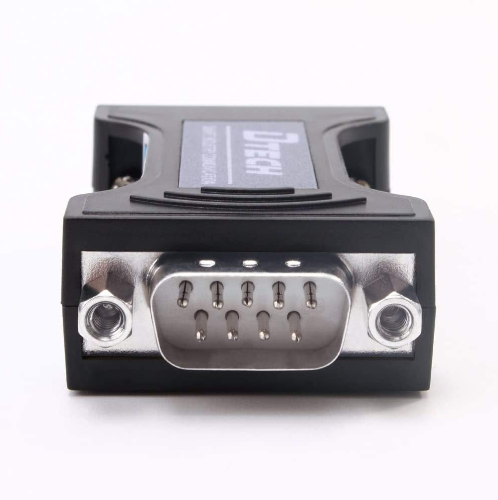 DTech Port Powered RS232 to RS232 Serial Port Isolator Optic Electric Adapter to Protect You PC and RS-232 Device - Medaid International