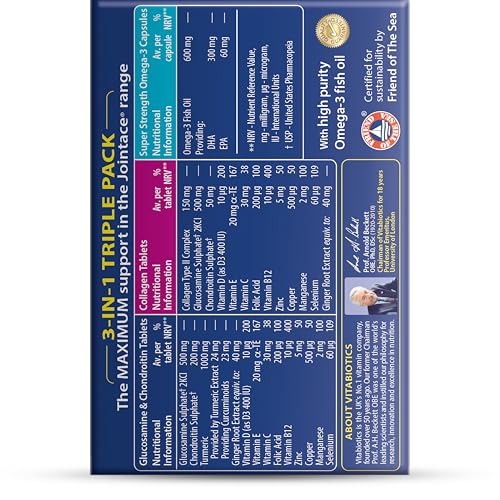 Vitabiotics Jointace Max Tablets - 84 Tablets - Medaid International