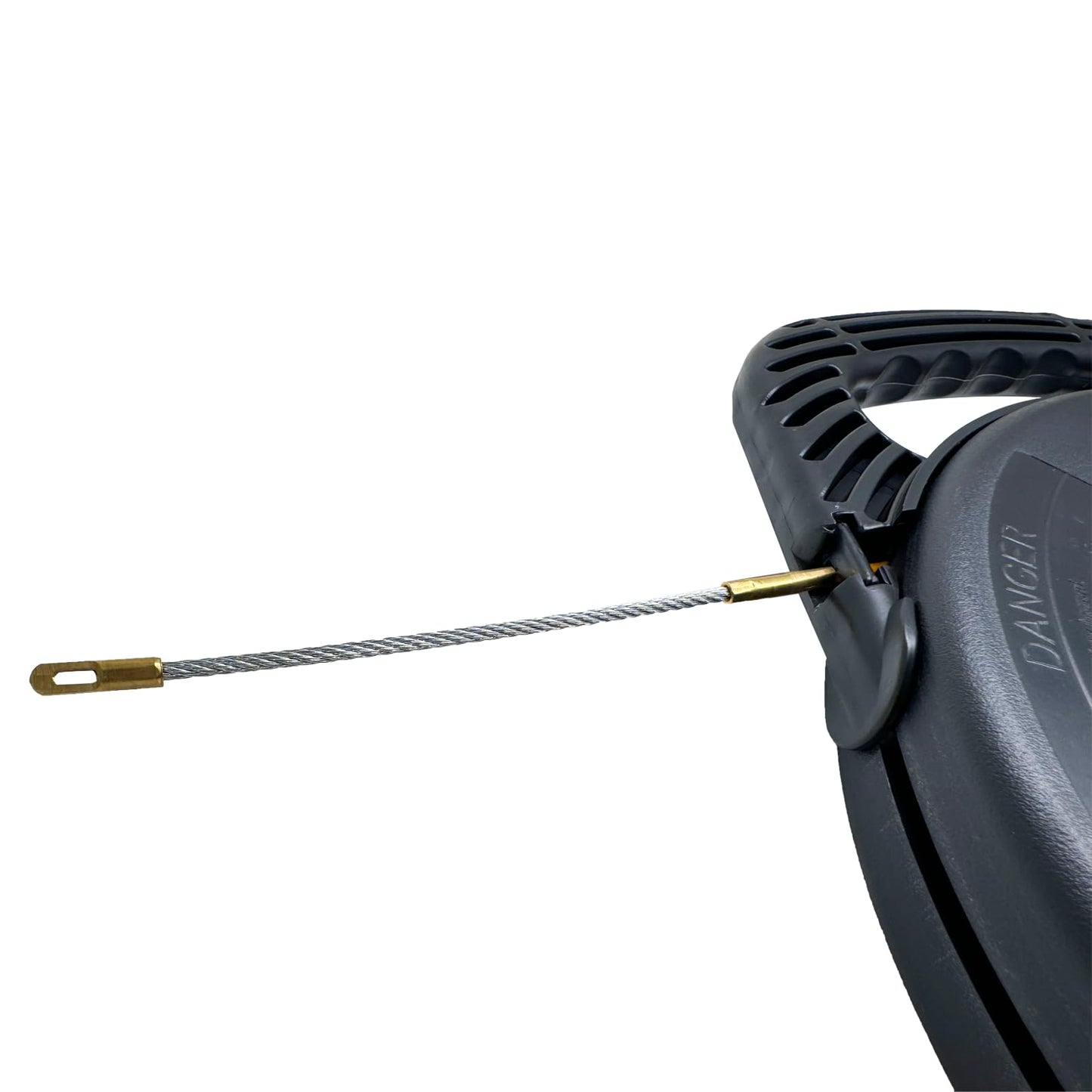 VGongTech 4mm 100ft Fish Tape Reel PET Cable Puller Cable Rods with Case Electrical Cable Puller Through Wall Wire Guide Device Threader - Medaid International