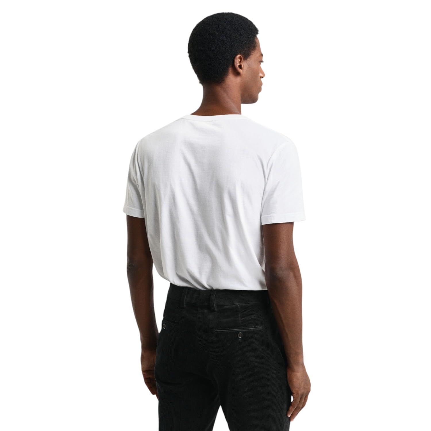 GANT Mens Reg Archive Shield Emb Ss T-shirtT-Shirt, White, 3X-Large - Medaid International