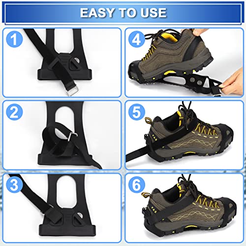 Winline - Durable Stainless Steel Shoe Spikes for Winter Grip & Safety