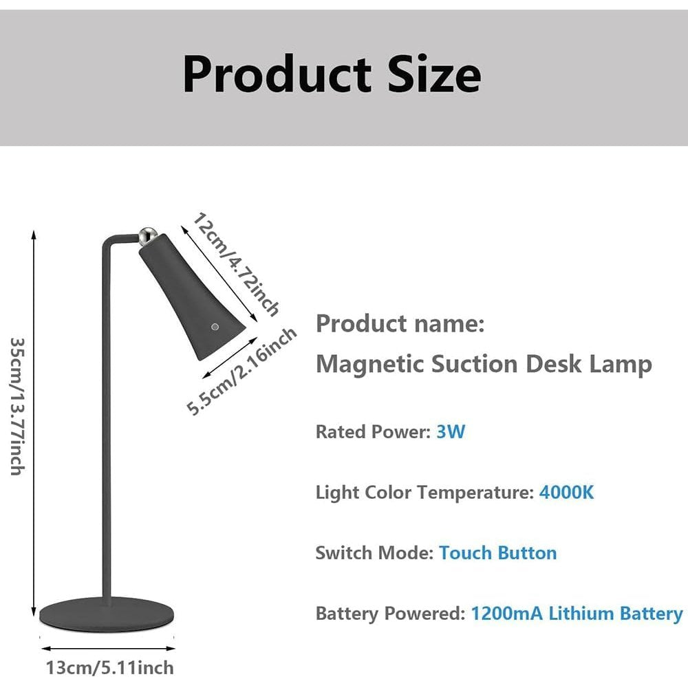4 in 1 Rechargeable Desk Lamp (180 degrees)