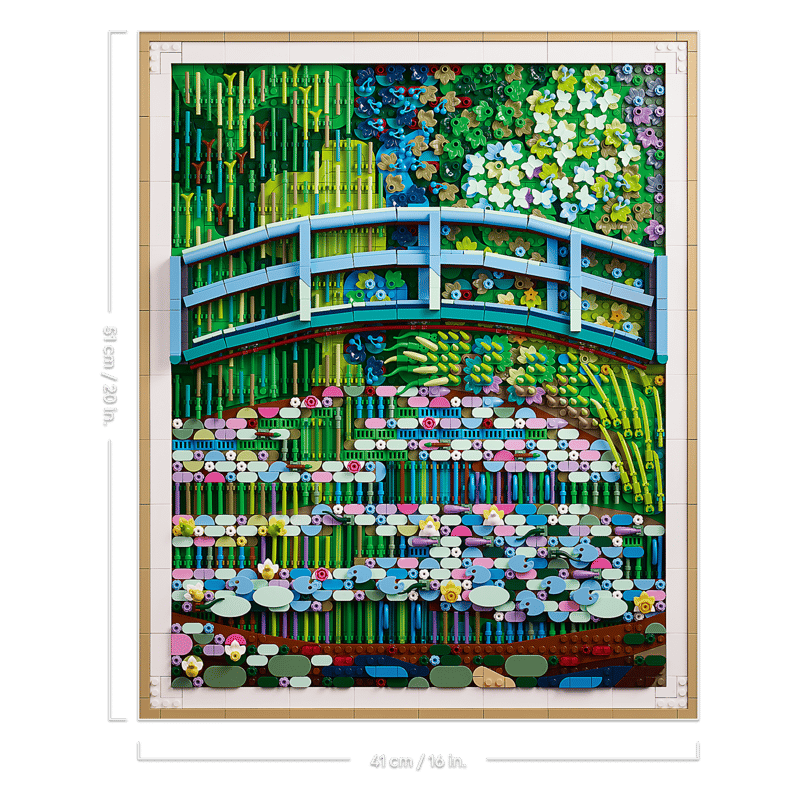 LEGO Art Claude Monet Bridge over Water Lilies (31220)