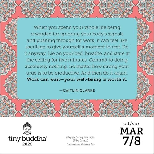 Tiny Buddha 2026 Day-to-Day Calendar: Simple Wisdom for Complex Lives - Medaid International